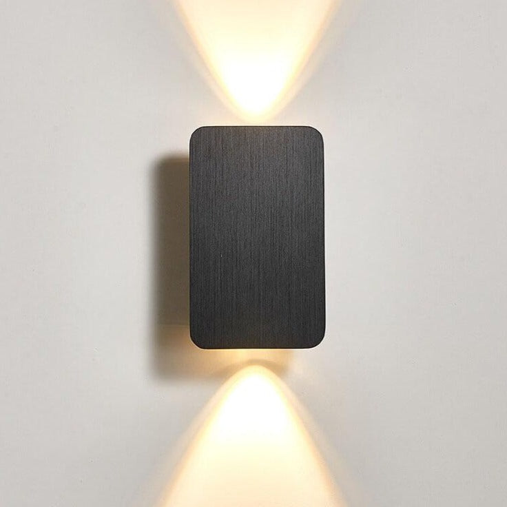 6W LED Metal Sconce for Entryways & Cozy Spaces – Hardwired Modern Fixture in Black, Gold, Coffee & Gray