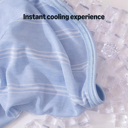 Comodidad refrescante | Manta ligera reversible para personas calurosas | Manta fina y suave para cama y sofá