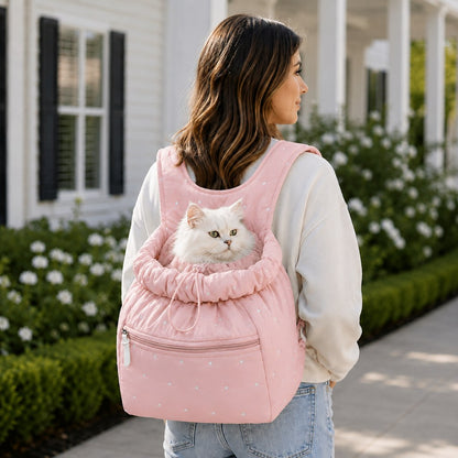 Ortekor Hands-Free Pet Carrier Backpack for Everyday Outings – Breathable Travel Carrier for Cats & Small Dogs
