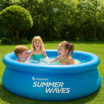 Ortekor Inflatable Pool | Easy Setup with Filter Pump | Spacious Family Fun for Summer Enjoyment