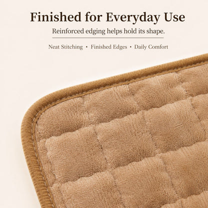 Ortekor Plush Pet Bed Mat with Detachable Bone Pillow – Cozy Indoor Resting Bed for Dogs & Cats with Non-Slip Bottom