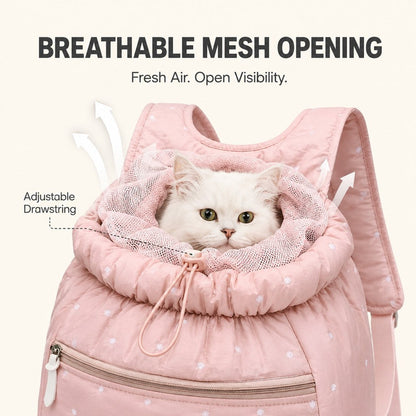 Ortekor Hands-Free Pet Carrier Backpack for Everyday Outings – Breathable Travel Carrier for Cats & Small Dogs