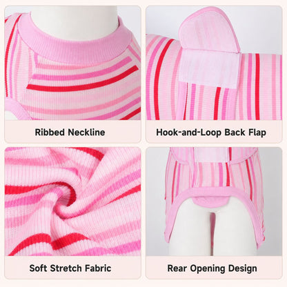 Ortekor Breathable Dog Recovery Suit for Spay & Neuter Recovery, Soft Cone Alternative Onesie to Help Reduce Licking After Surgery