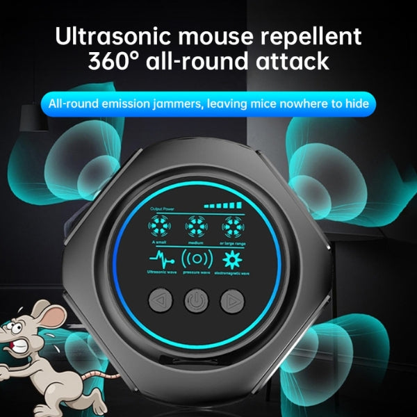 360-Degree Ultrasonic Insect Repeller for Patios, Decks & Outdoor Spaces – Chemical-Free Flying Bug Control for Yards & Porches