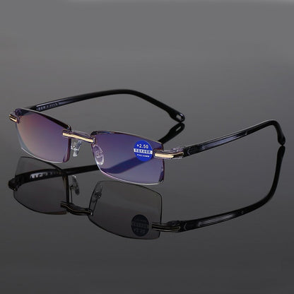 Progressive No-Line Reading Glasses with Blue Light Filter – Computer Readers for Men & Women