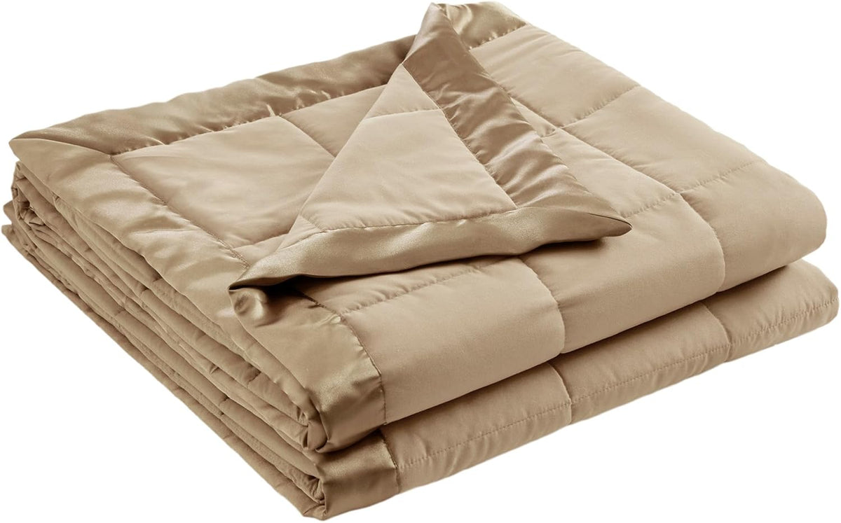 Colección Windom | Manta de plumón alternativo con tratamiento que absorbe la humedad | Cubrecama ligero y suave para todas las estaciones, ribete de satén