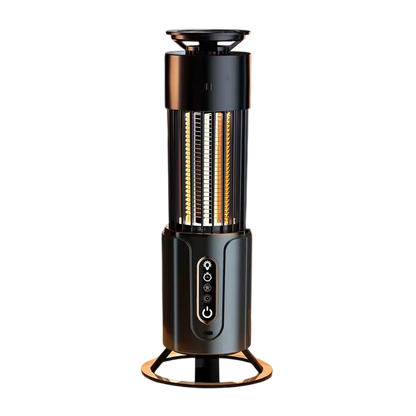 Indoor UV Electric Mosquito Zapper Trap with Night Light for Bedroom & Living Room Coverage