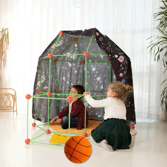 Kit de construcción creativa para niños con fácil montaje y pieza de tienda de campaña | Inspira la imaginación y la aventura