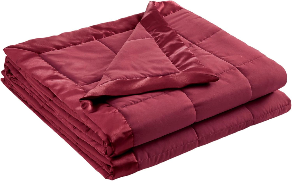 Colección Windom | Manta de plumón alternativo con tratamiento que absorbe la humedad | Cubrecama ligero y suave para todas las estaciones, ribete de satén