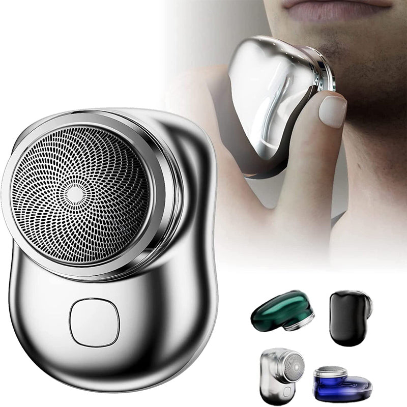 Compact USB Rechargeable Travel Shaver for Men with Cordless Design & Portable Carry Case for Business Trips & Gym