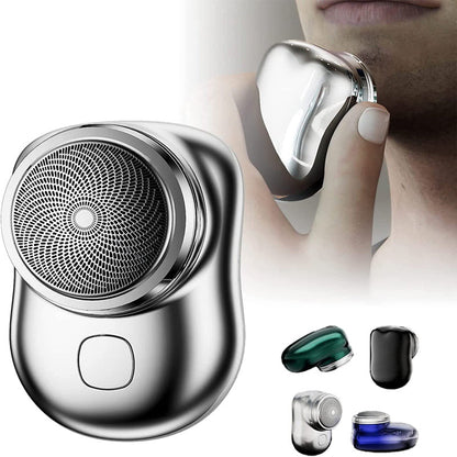 Compact USB Rechargeable Travel Shaver for Men with Cordless Design & Portable Carry Case for Business Trips & Gym
