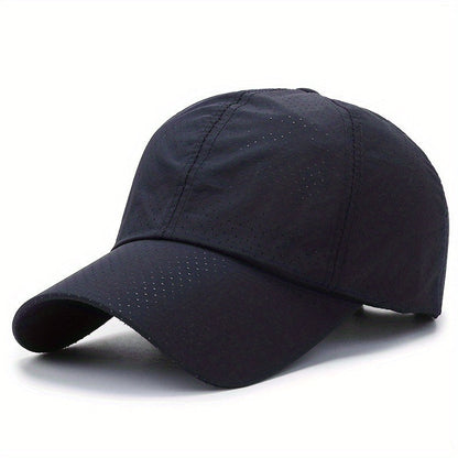 Breathable Mesh Baseball Cap with UV Protection for Outdoor Sports, Hiking, Running & Cycling | Lightweight Fast-Drying Summer Hat for