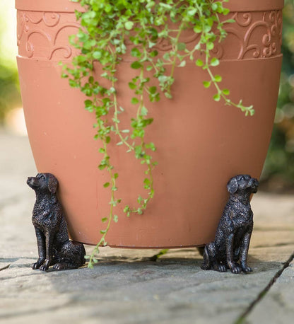 Soportes para macetas de jardín | Pies decorativos para macetas con diseño resistente a las heladas | Mejora el drenaje para plantas saludables