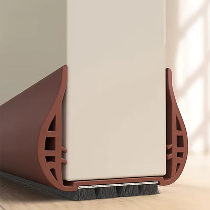 Door Draft Blocker Adjustable Under Door Seal Strip for 1.4-2.2 Inch Thick Doors Insulated Foam Noise Reducer Energy Saver Indoor Outdoor