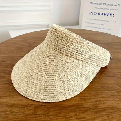 Packable Wide-Brim Sun Hat for Women – Lightweight UV-Blocking Visor