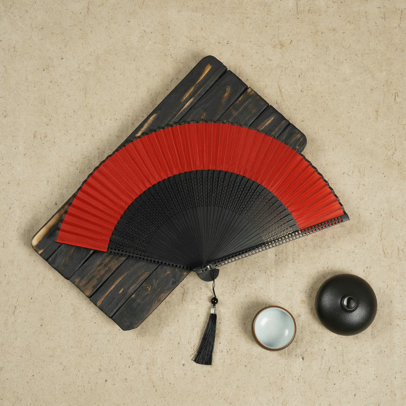 Silk Bamboo Hand Fan – Folding Oriental Style Accessory for Weddings, Parties & Summer Cooling – Lightweight Portable Fan with Elegant