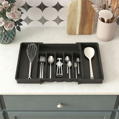 FLEXITRAY – Organizador de utensilios expandible para cajones de cocina