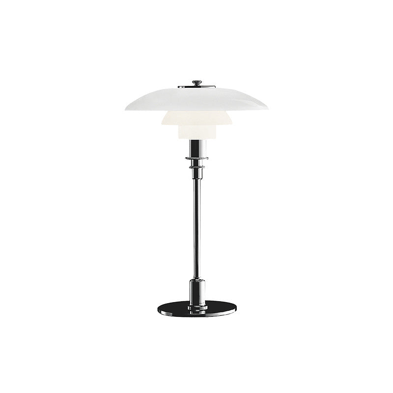 Glass Desk Lamp with Adjustable Light Temperature 19 inches Tall for Home Office Bedside Reading Study Room Work Surface Illumination Nights