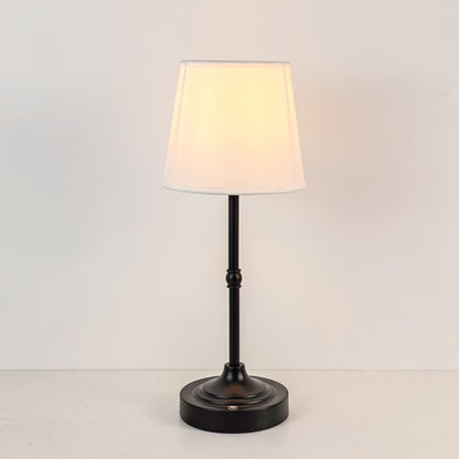 Touch-Dimming Portable Table Lamp with Rechargeable Battery for Bedroom Nightstand Living Room Desk | USB Powered Metal Accent Light