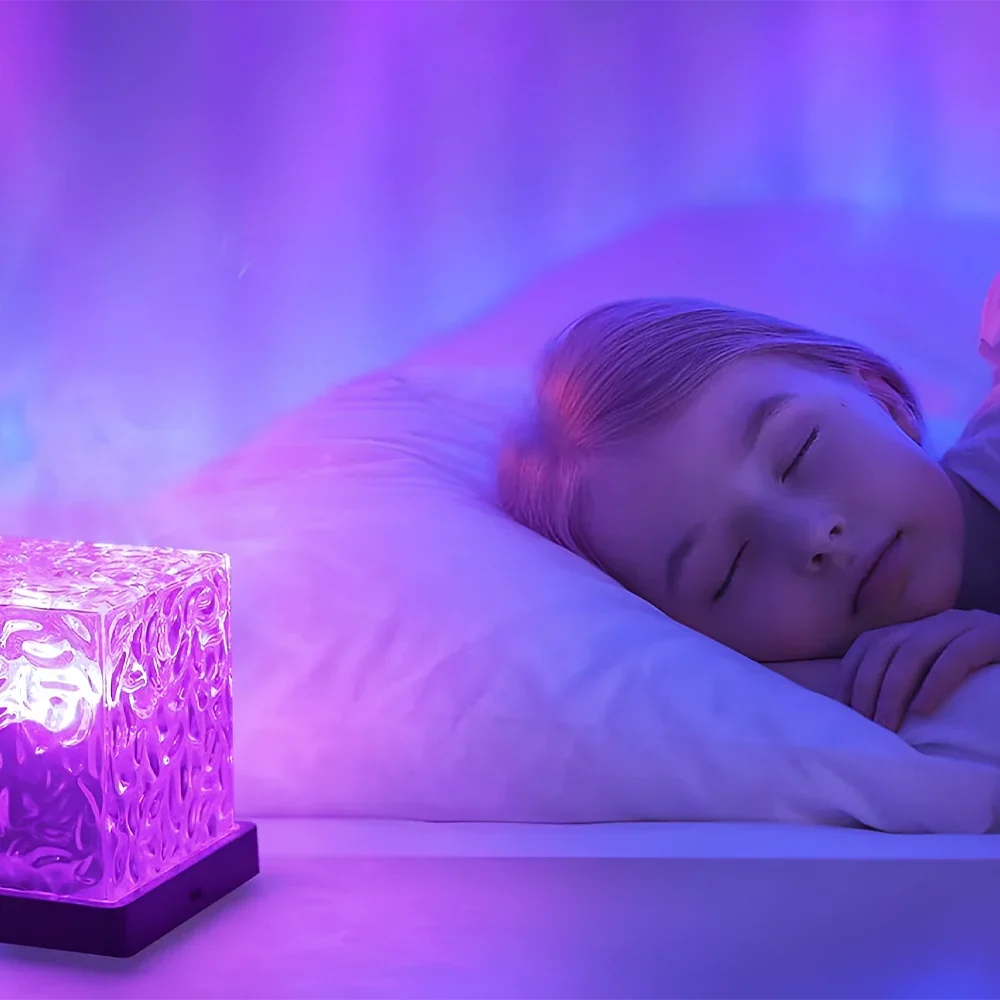 Aurora Projection Night Light - 16-Color LED Mood Lamp with Remote Control and Timer