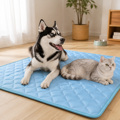 Ortekor Ice Silk Cooling & Breathable Pet Mat (Machine Washable)