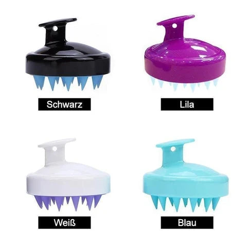 Scalp Massager Soft Silicone Bristles Waterproof