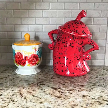 Tarro de cocina encantador | Diseño divertido con amplio espacio para un estilo único