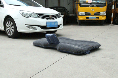 Comfort Travel | Colchón inflable para coche con soporte en T y almohadas | Perfecto para viajes por carretera y acampadas