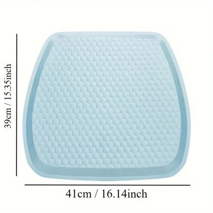 Ergonomic Gel Seat Cushion for Cars, Office Chairs & Home – Memory Foam Support Pad with Cooling Technology for Tailbone & Lower Back Relief