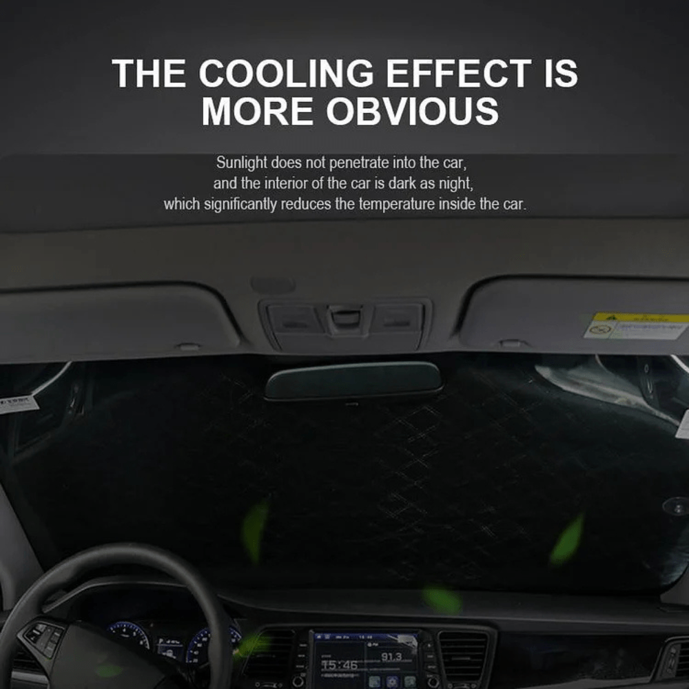 Magnetic Windshield Cover for Winter Ice & Snow Protection – Car Frost Guard with Mirror Flaps – Quick-Install Wind-Resistant Auto Shield
