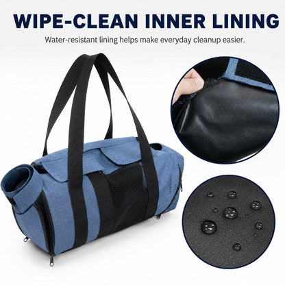 Ortekor Cat Grooming Restraint Bag for Nail Trimming & Ear Cleaning – Easier Control for Wiggly Cats
