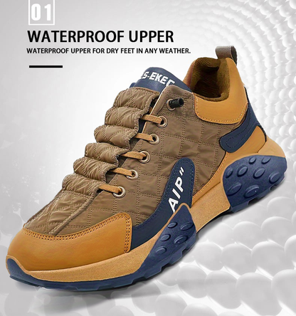 Orthopedic Walking Sneakers for All-Day Pain Relief & Arch Support with Waterproof Upper