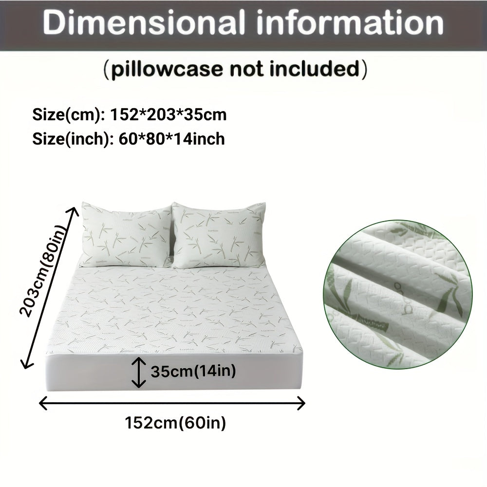 Cooling Bamboo Mattress Topper with 3D Airflow Layer for Temperature Regulation and Pressure Relief