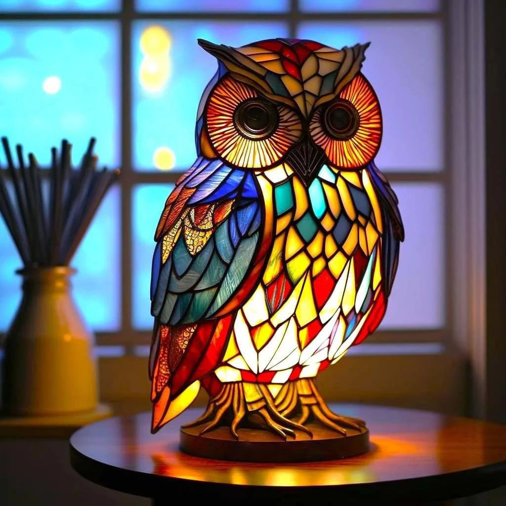 Modern Animal Art Sculpture Table Lamp with Soft LED Glow for Living Room & Bedroom Decor