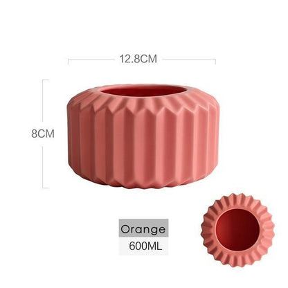 Sakura Grace Ceramic Vases
