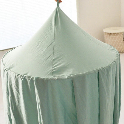 Sheer Hanging Tent Drape for Kids Bedroom – Cozy Hideaway Curtain with Light-Blocking Fabric for Naps & Reading Nook