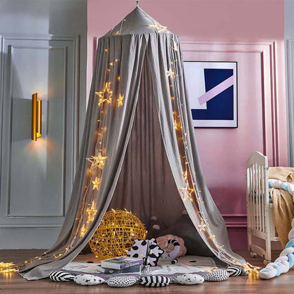 Sheer Hanging Tent Drape for Kids Bedroom – Cozy Hideaway Curtain with Light-Blocking Fabric for Naps & Reading Nook