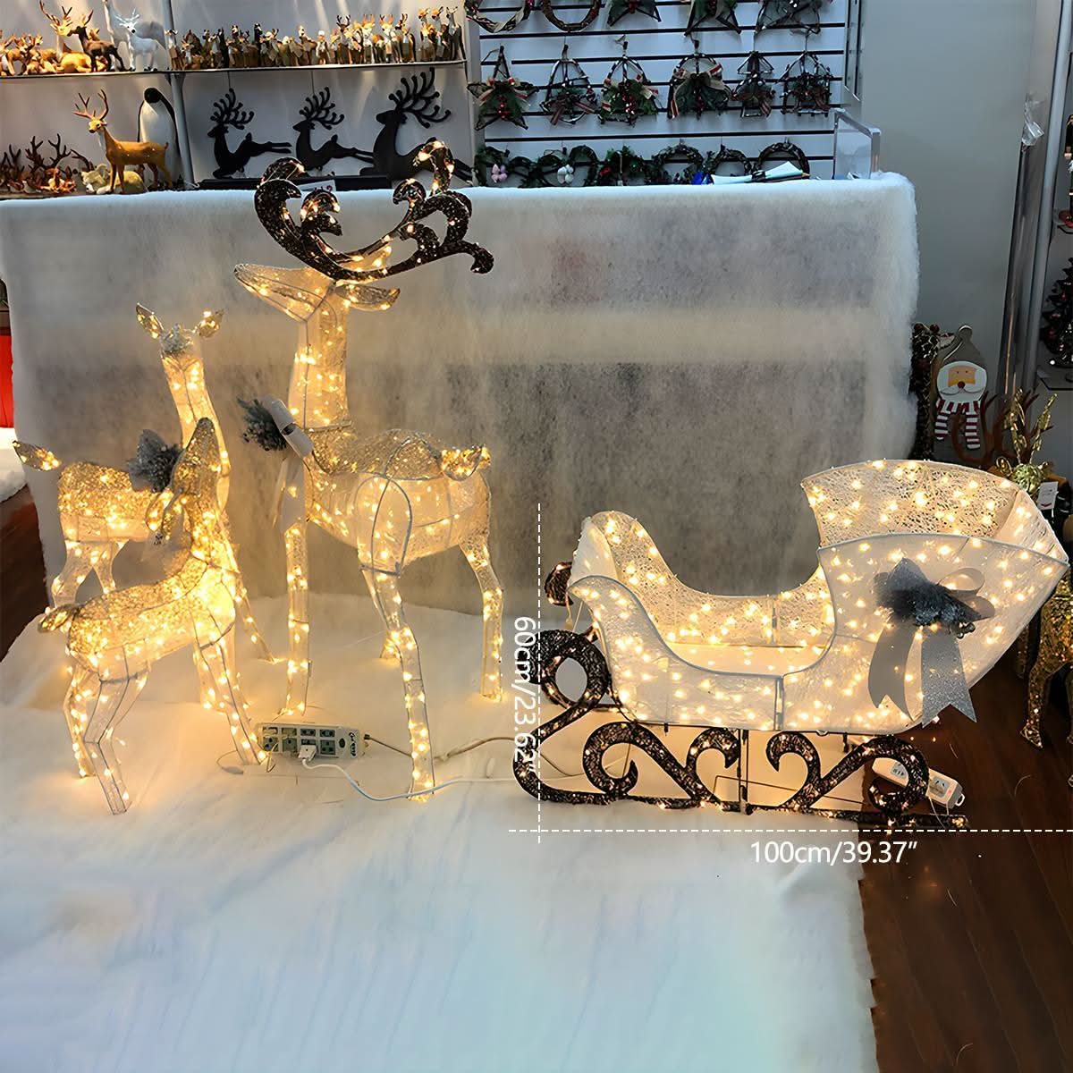 ELKLUME – Christmas Elk Lighting for Elegant Holiday Glow