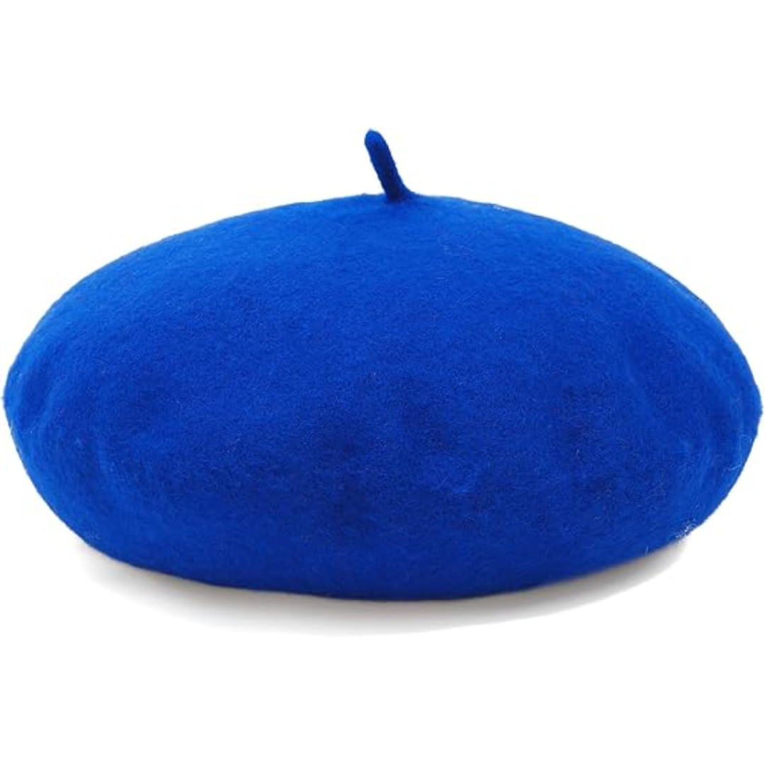 Women's Wool Beret Hat – Lightweight Parisian-Style Winter Cap in 10 Colors for Fall & Cold Weather