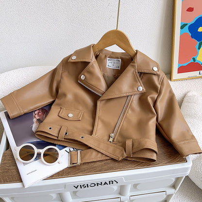 Ortekor Classic Collection | Boys Jacket with Zip Closure | Stylish PU Leather for All Seasons