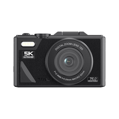Compact 4K Digital Video Camera with Flip Screen & 18x Zoom for Vlogging, Content Creation, Travel & Photography