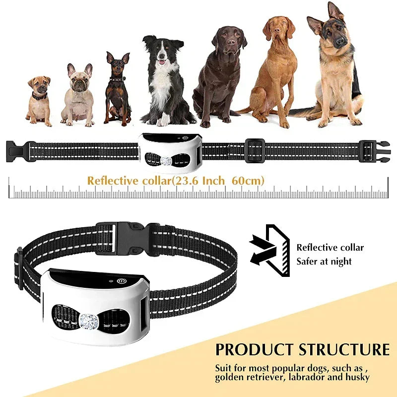 Wireless Dog Fence & Training Collar 2-in-1 System - Rechargeable Pet Containment with Adjustable Boundary up to 984 Feet - Waterproof