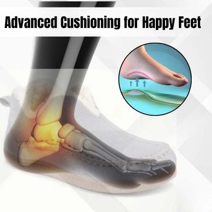 Women's Orthopedic House Slippers with Arch Support – Warm Fuzzy Indoor Outdoor Slip-On Shoes for Plantar Fasciitis