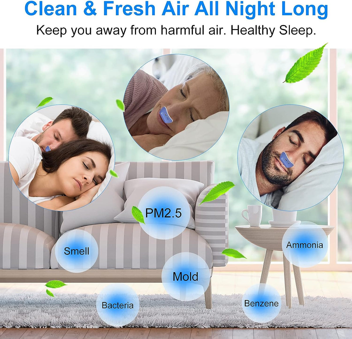 Portable Sleep Apnea Relief Device – Compact Nasal Airway Opener for Snore Reduction & Better Breathing