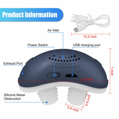 Portable Sleep Apnea Relief Device – Compact Nasal Airway Opener for Snore Reduction & Better Breathing