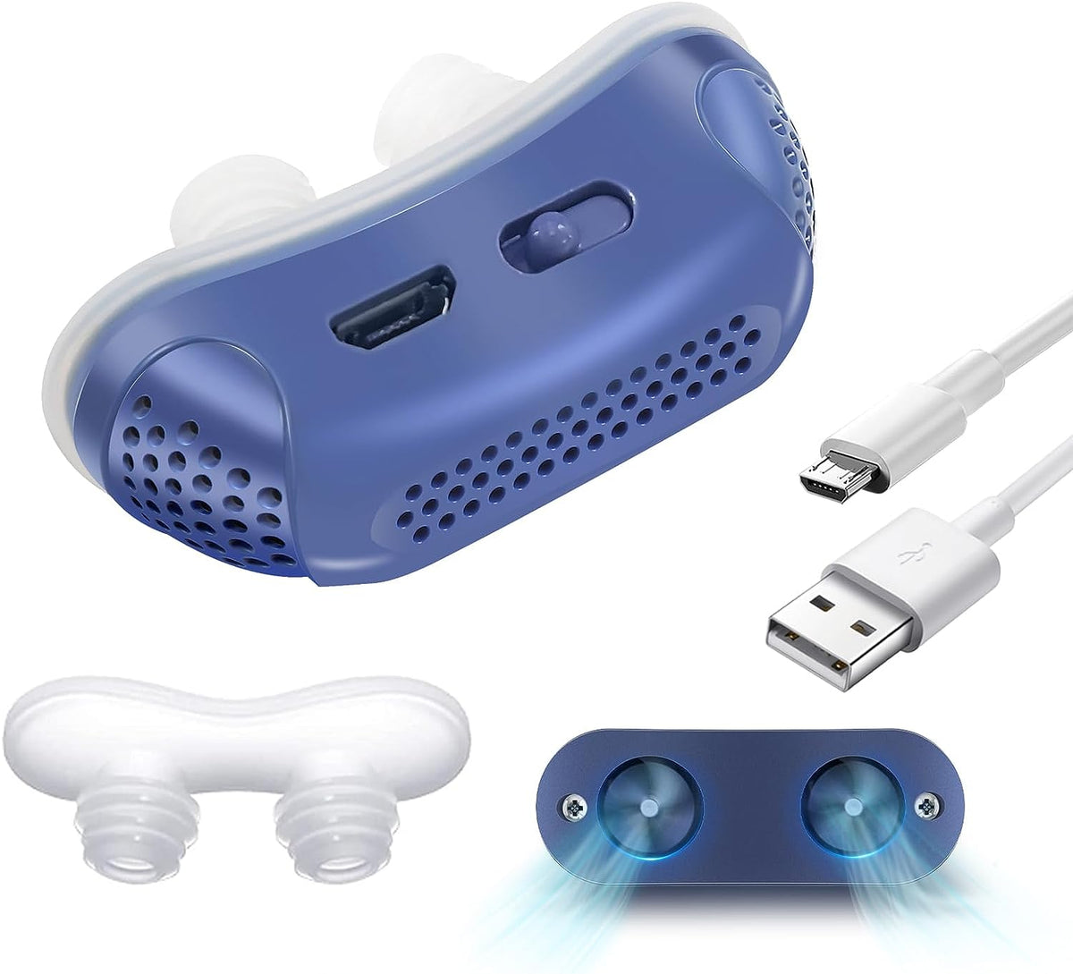 Portable Sleep Apnea Relief Device – Compact Nasal Airway Opener for Snore Reduction & Better Breathing
