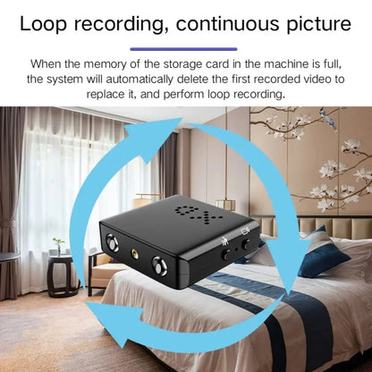 Mini Security Camera WiFi 1080P HD Indoor Wireless Surveillance Cam Night Vision Audio Wide Angle Monitoring Home Office Nanny Pet Baby