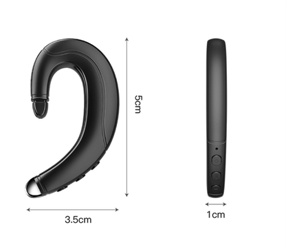 Open-Ear Wireless Earbuds Bone Conduction Technology for Running Cycling Workout Sports Bluetooth 5.0 Lightweight Sweatproof