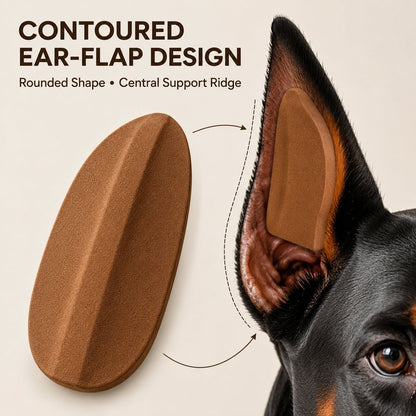 Ortekor At-Home Dog Ear Posting Support Patch Kit - Low-Profile Adhesive Support Without Separate Liquid Glue