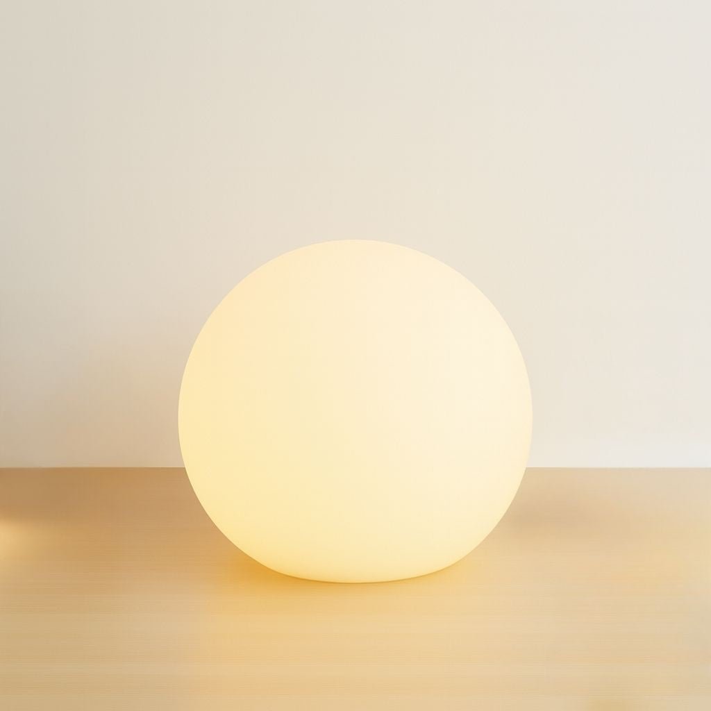 Lámpara LED esférica recargable con control remoto: 16 modos de color, resistente a la intemperie para iluminación ambiental en interiores y exteriores